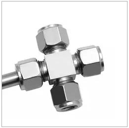 Instrument Compression Union Cross Tube Fitting
